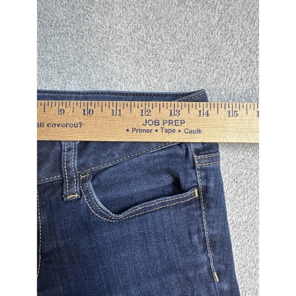American Eagle Outfitters Jegging Jeans Womens 4 Long Blue Dark Stretch Denim - Picture 7 of 14